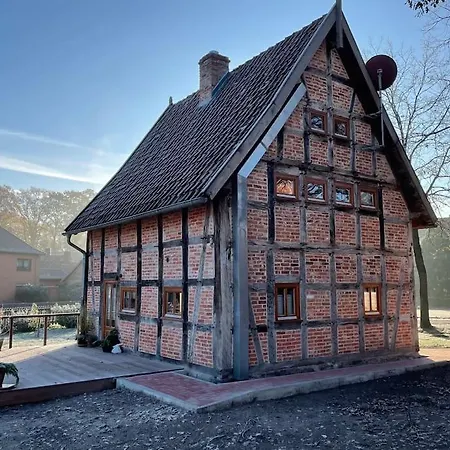 Restaurierter Speicher Auf Resthof *