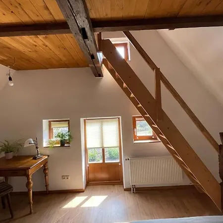 Restaurierter Speicher Auf Resthof